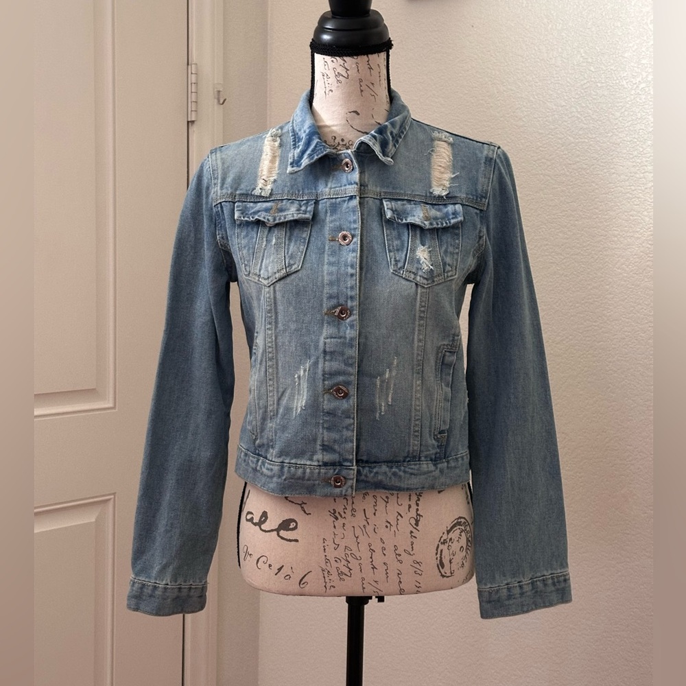 Tattered  Denim Jacket